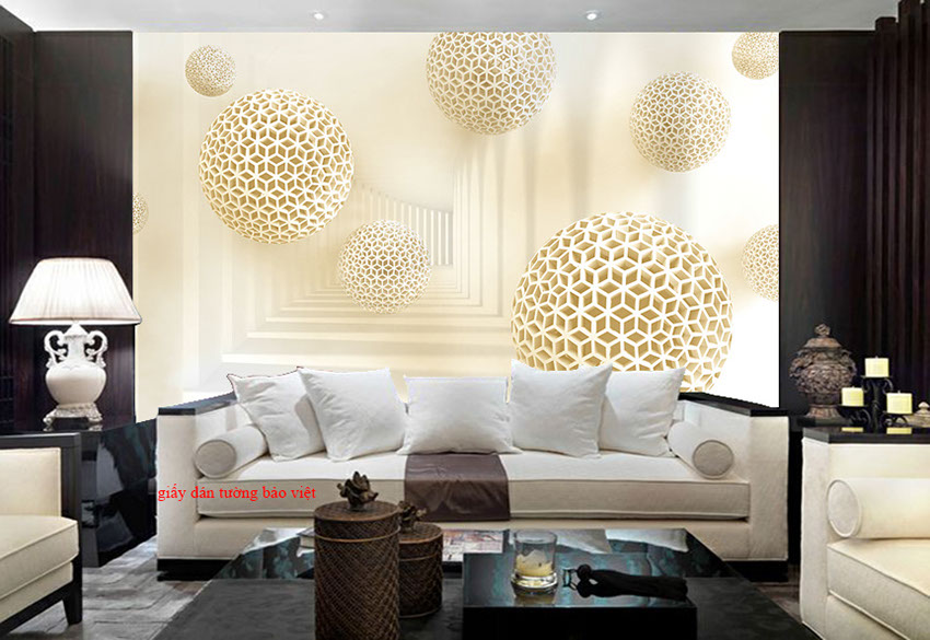 Top 30 mẫu giấy dán tường 3D cho phòng khách đẹp và phong cách