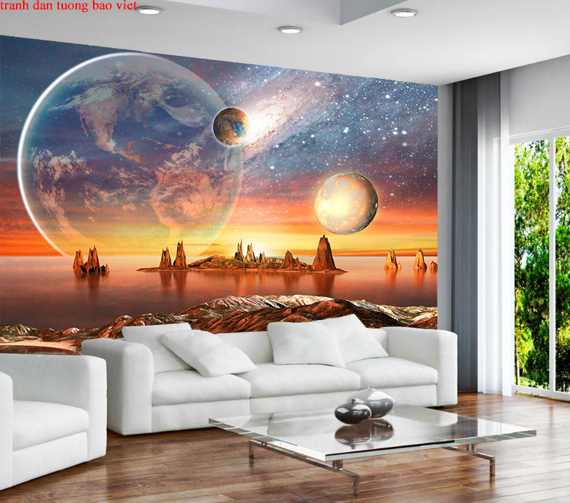 3d galaxy picture for living room c158m