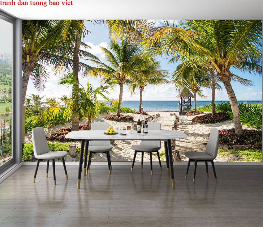 3d landscape paintings style sea view for s214m hotel style