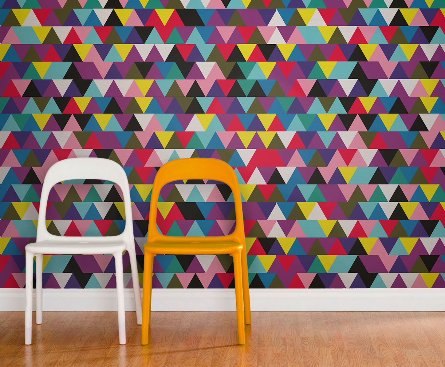 Màu sắc sáng tạo với giấy dán tường