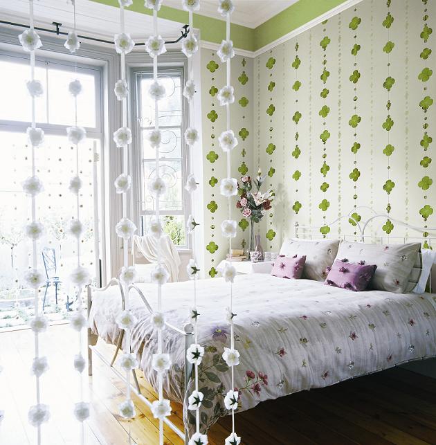 Phòng ngủ giấy dán tường