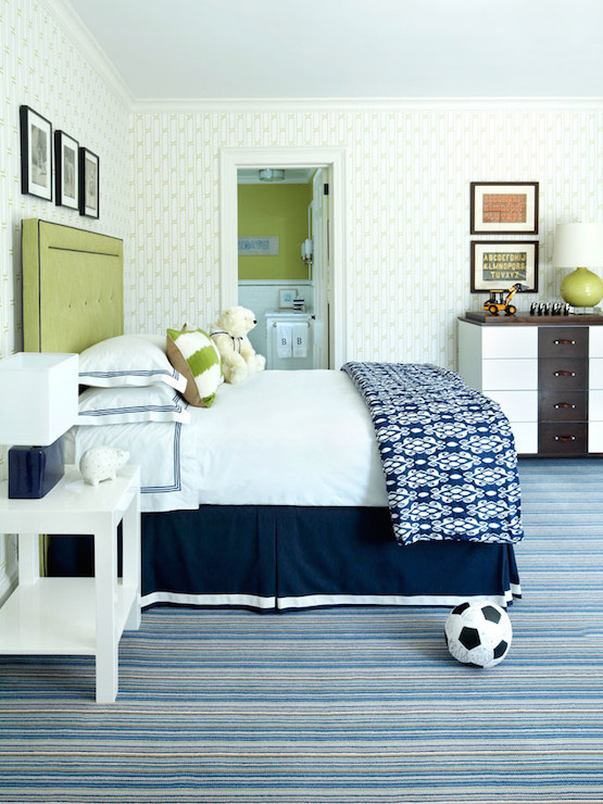 Phòng ngủ với giấy dán tường hàn quốc
