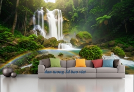 tranh dán tường thác nước n2026-74