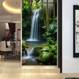 Tranh dán kính 3d 2 mặt phong cảnh n2026-204