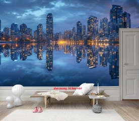Tranh dán tường cảnh thành phố n2026-214