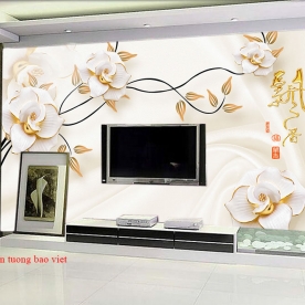 Giấy dán tường phòng khách fl212