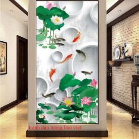 Tranh dán kính 3d k367
