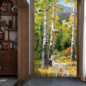 Tranh dán kính k357