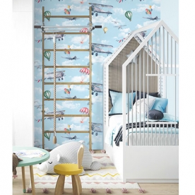 Giấy dán tường hàn quốc phòng trẻ em máy bay 5126-1