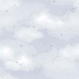 Giấy dán tường hàn quốc phòng trẻ em galaxy 5137-1