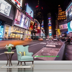 Tranh dán tường 3d cho quán cafe fm558