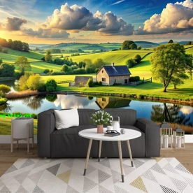 Giấy dán tường phòng khách n2005-11