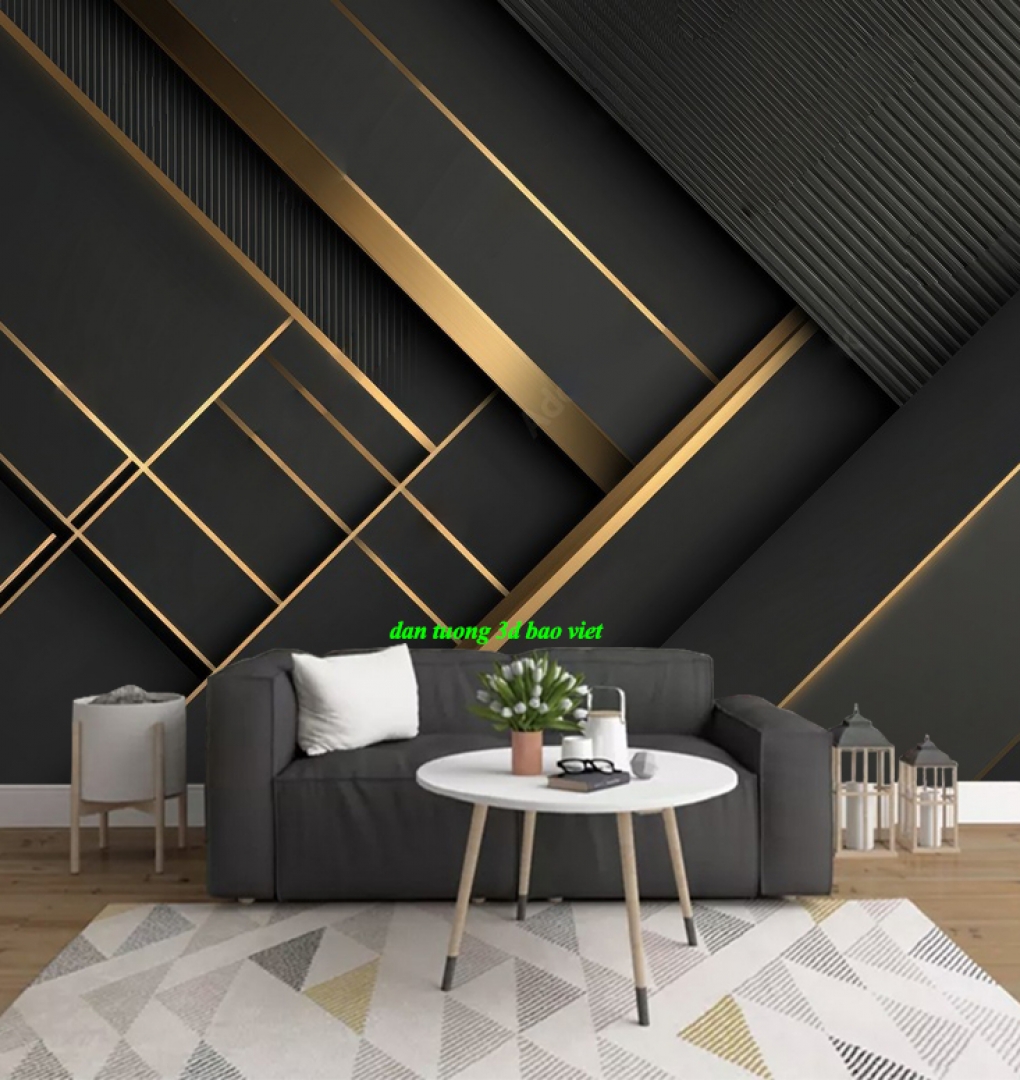 Giấy dán tường 3d hình học sn2026-19