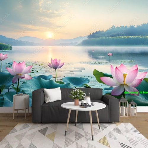 Giấy dán tường phòng khách phong cảnh sn2026-07