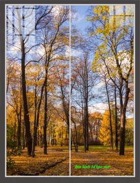 Tranh dán kính 3d 2 mặt n2026-14