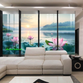 Tranh dán kính 3d 2 mặt phong cảnh n2026-07