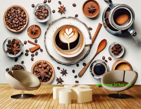 Tranh dán tường cho quán cafe n2026-30