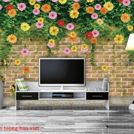 Giấy dán tường phòng khách 3d h298