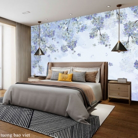 Giấy dán tường phòng ngủ h299