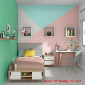 Giấy dán tường phòng ngủ lập thể me273
