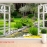 Tranh dán tường cửa sổ 3d w011