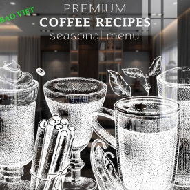 Decal dán kính nghệ thuật 3d cho quán cafe glass080