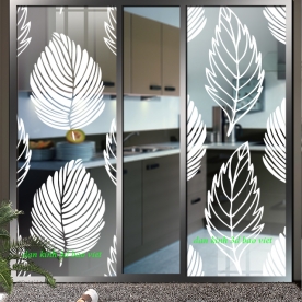 Decal dán kính 3d nghệ thuật glass106