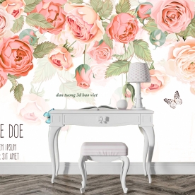 Giấy dán tường 3d h400