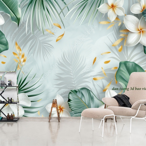 Giấy dán tường lá cây n2005-310
