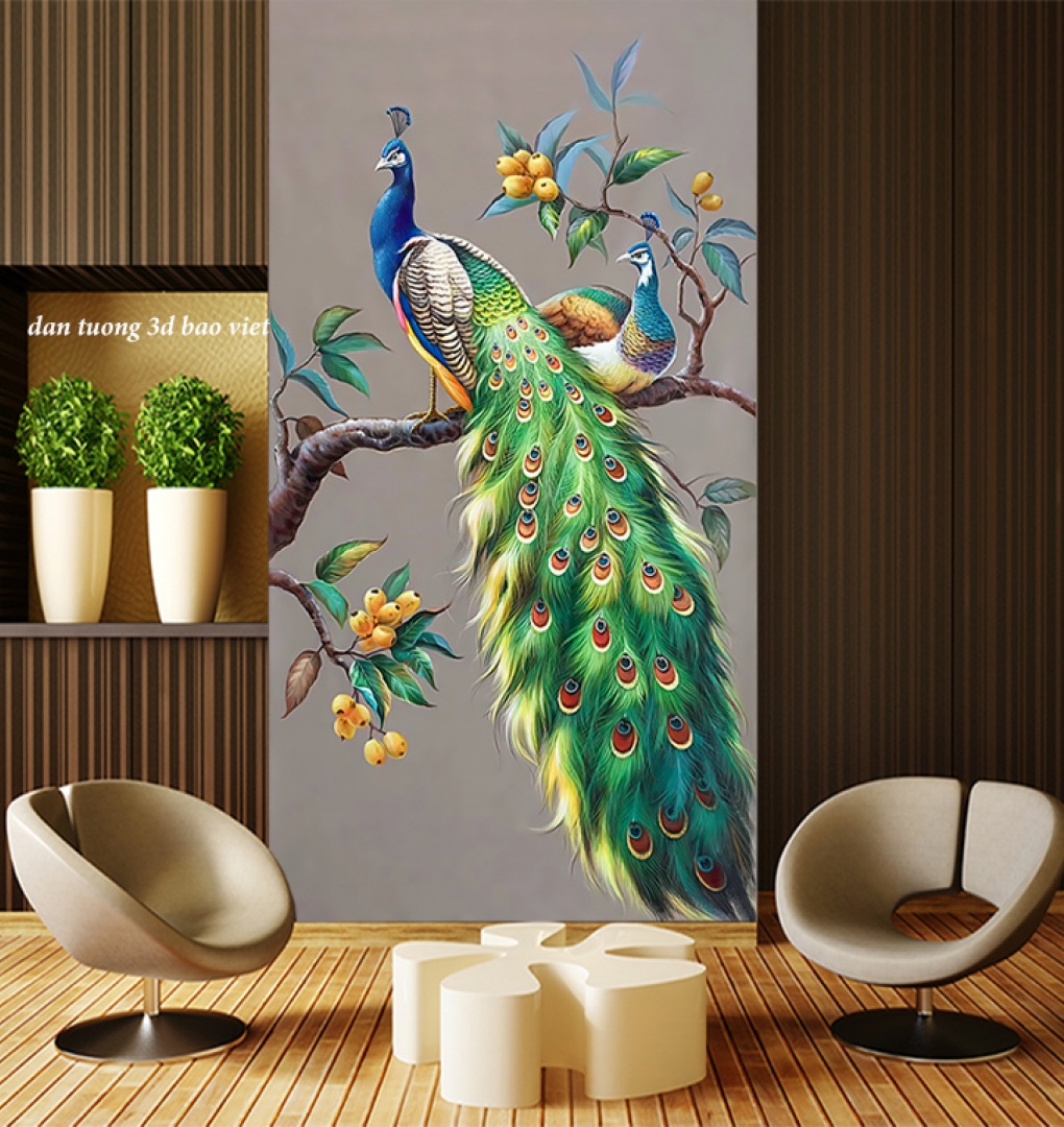 Giấy dán tường phòng khách sek608