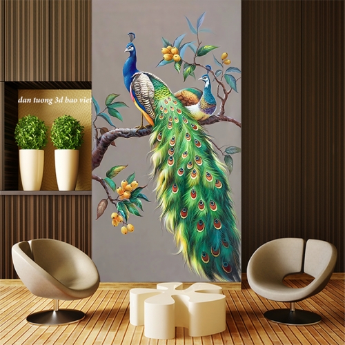 Giấy dán tường phòng khách sek608