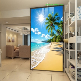 Tranh dán kính 3d 2 mặt s312