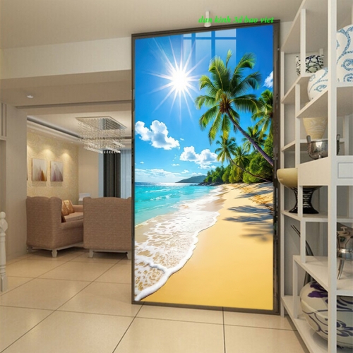 Tranh dán kính 3d 2 mặt s312