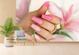 Tranh dán tường 3d nails spa n2005-312