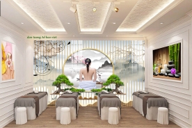 Tranh dán tường 3d tiệm nails spa n2005-305