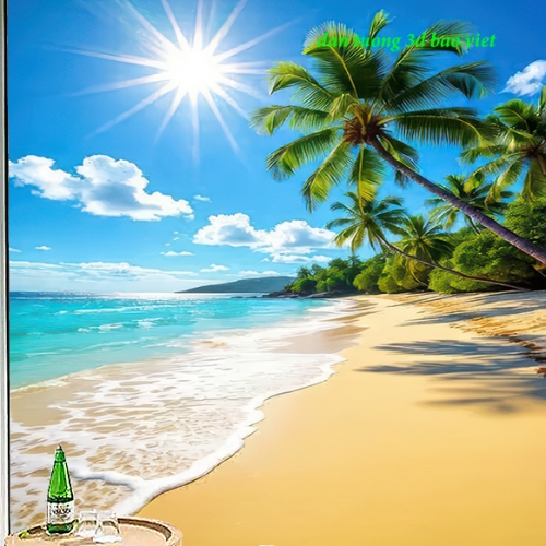 Tranh dán tường phong cảnh biển se312