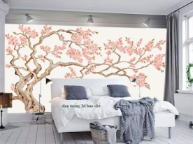 Giấy dán tường phòng ngủ a007