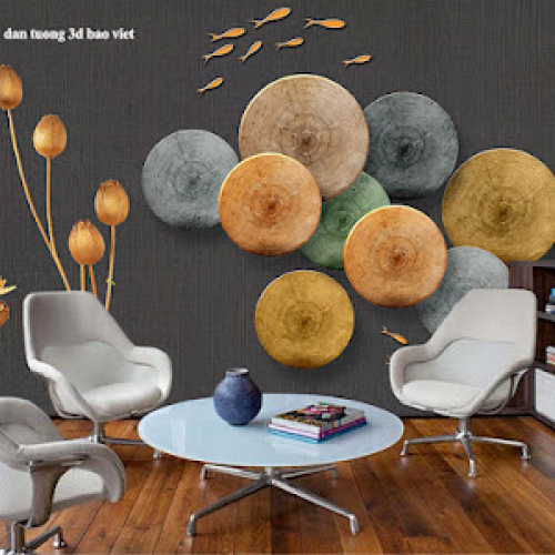 Giấy dán tường 3d 270