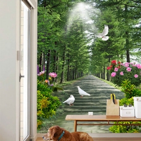 Tranh dán kính 3d k346