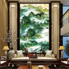 Tranh dán kính 3d k341