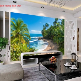 Tranh dán tường cảnh biển s268