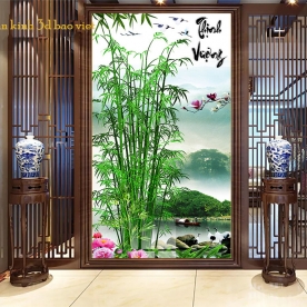 Tranh dán kính 3d 2 mặt k612