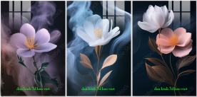 Tranh dán kính 3d 2 mặt n2005-333