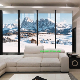 Tranh dán kính 3d 2 mặt phong cảnh n2005-335