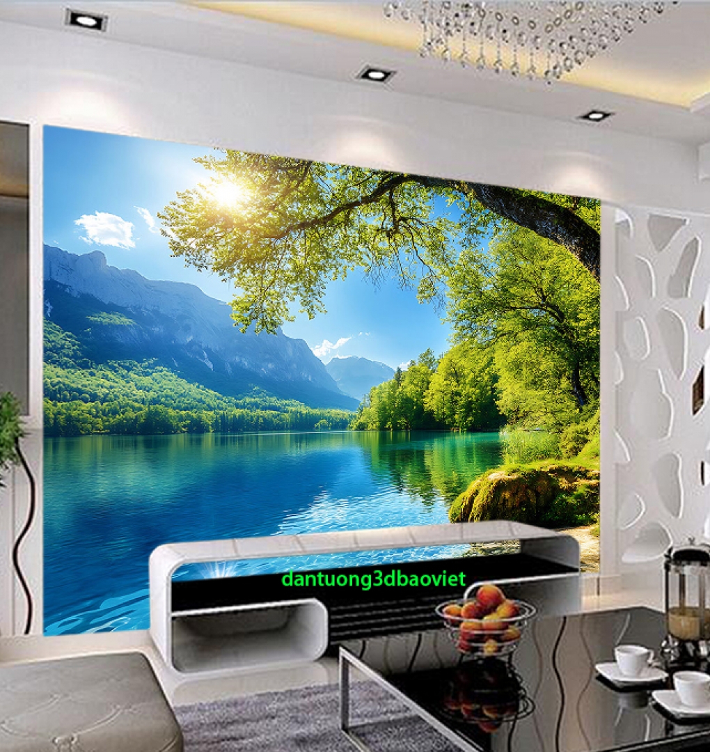 Tranh dán tường phong cảnh thiên nhiên siw223