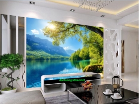 Tranh dán tường phong cảnh thiên nhiên siw223