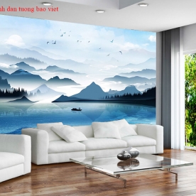 Giấy dán tường phòng khách ft130