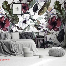 Giấy dán tường phòng ngủ me186
