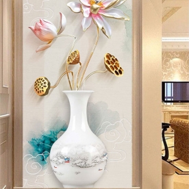 Tranh dán kính 3d k347