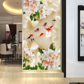 Tranh dán kính 3d k349